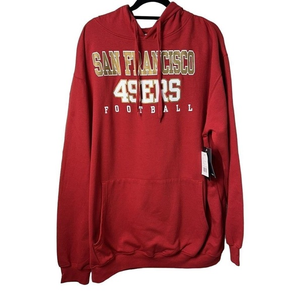 Fanatics Other - Fanatics‎ San Francisco 49ers Men's Hoodie NFL Logo Drawstring Hood 2X- New